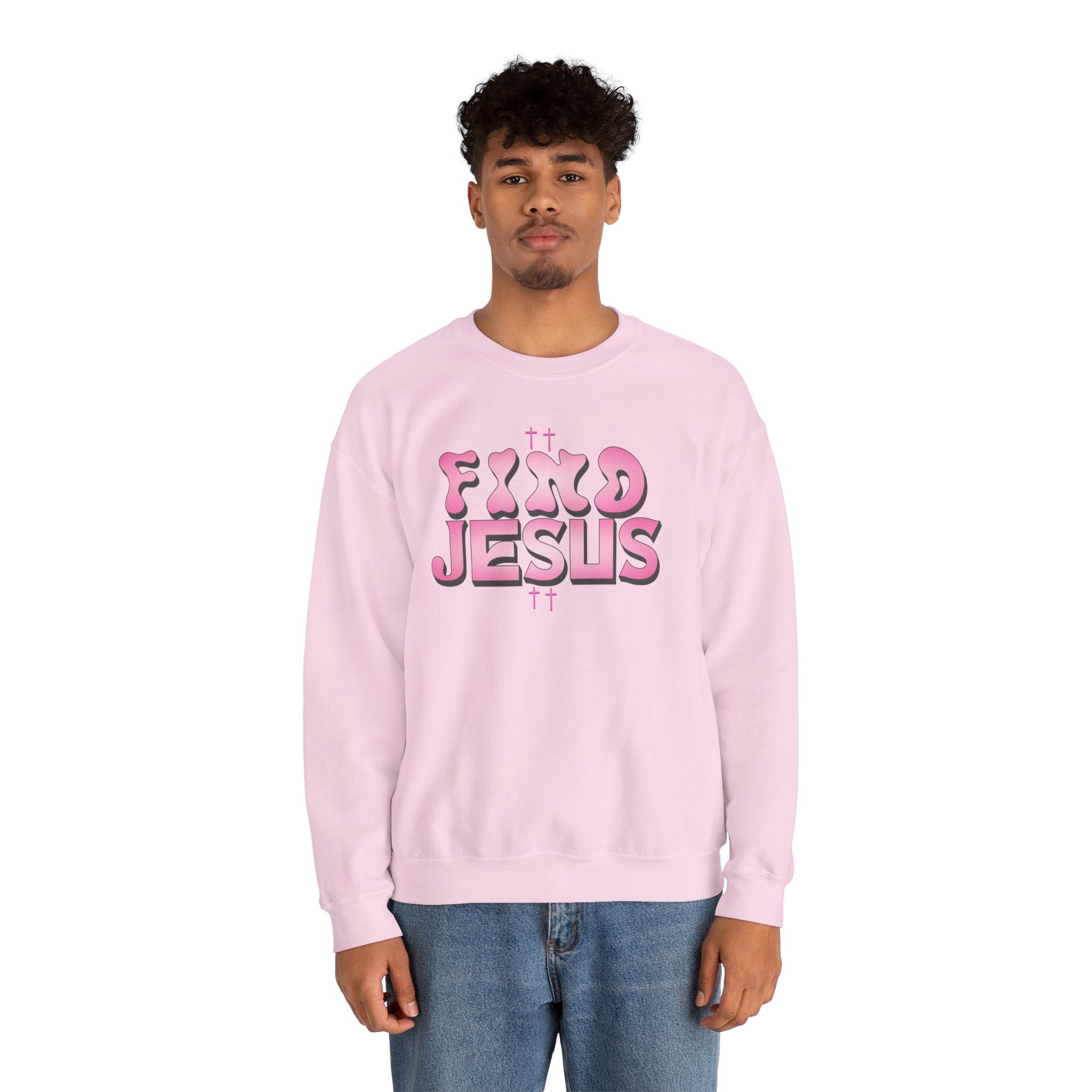 Pink FIND JESUS Sweatshirt