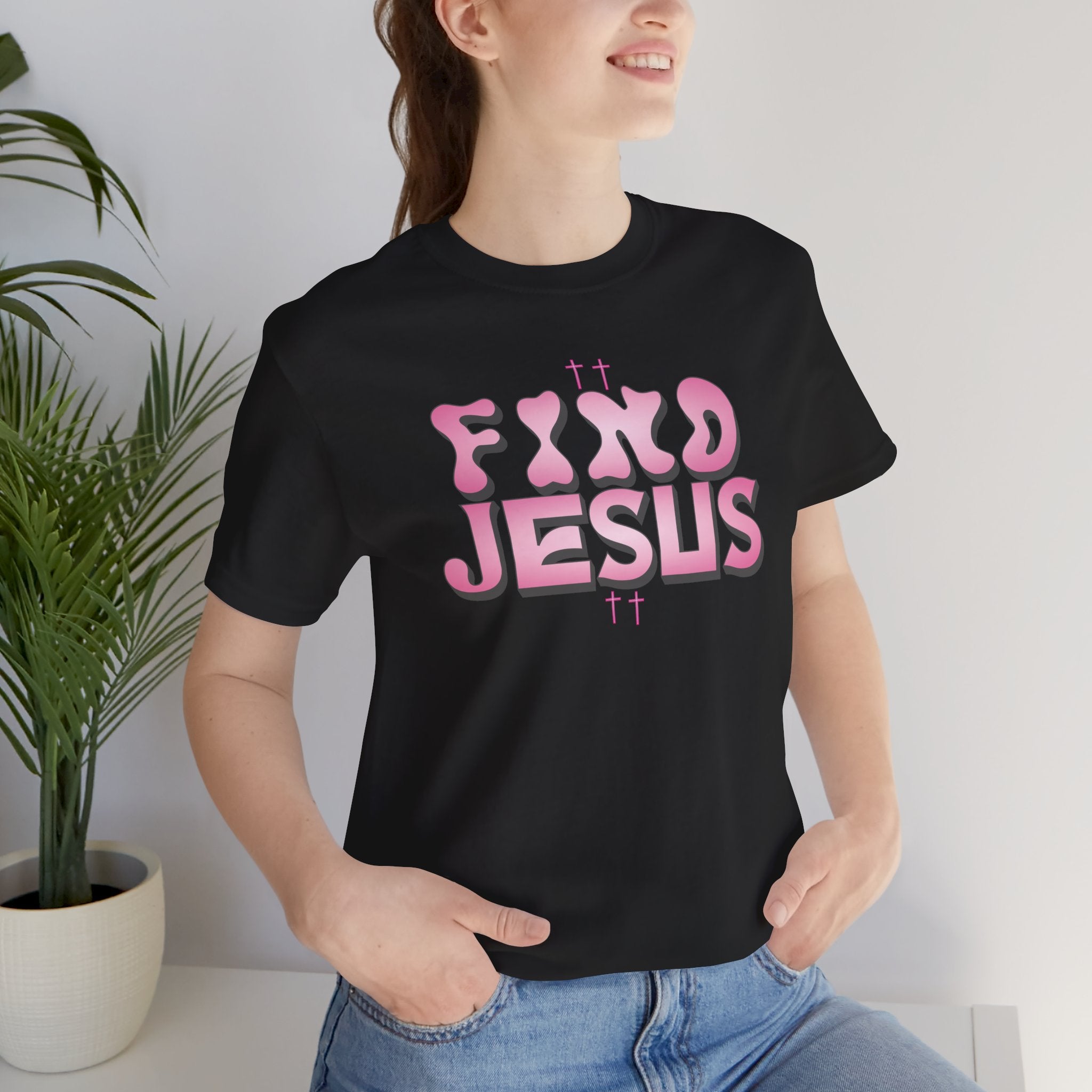 Pink FIND JESUS Tee