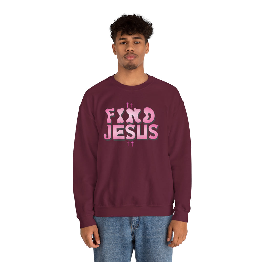 Pink FIND JESUS Sweatshirt