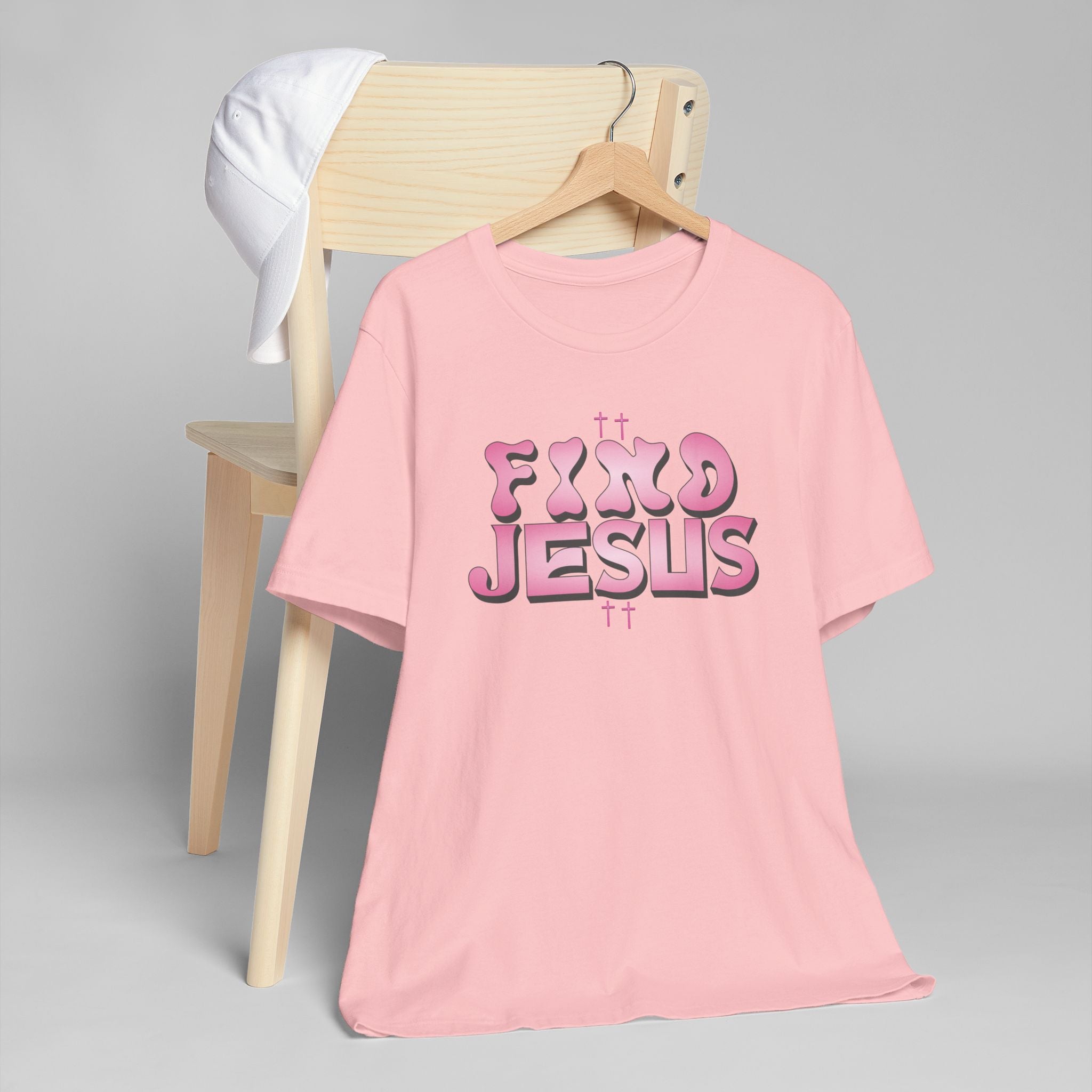 Pink FIND JESUS Tee
