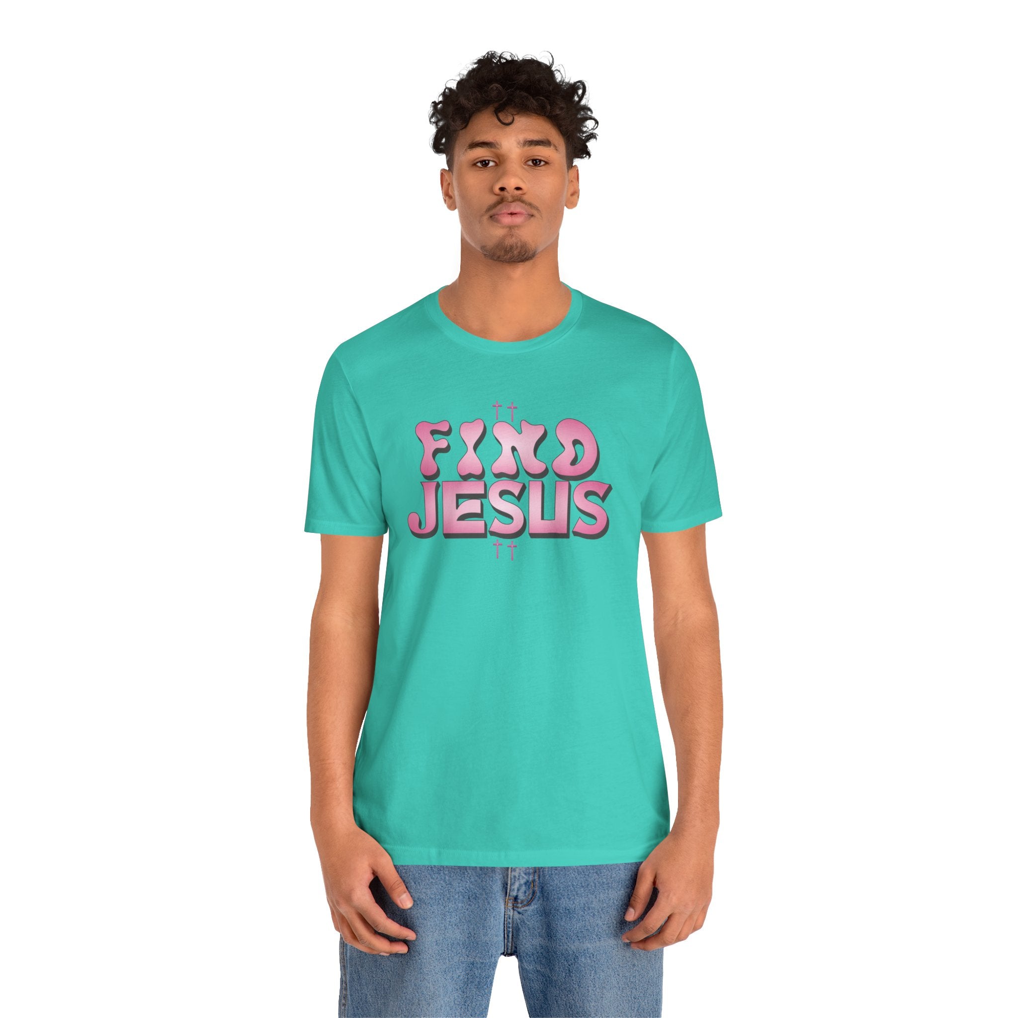Pink FIND JESUS Tee
