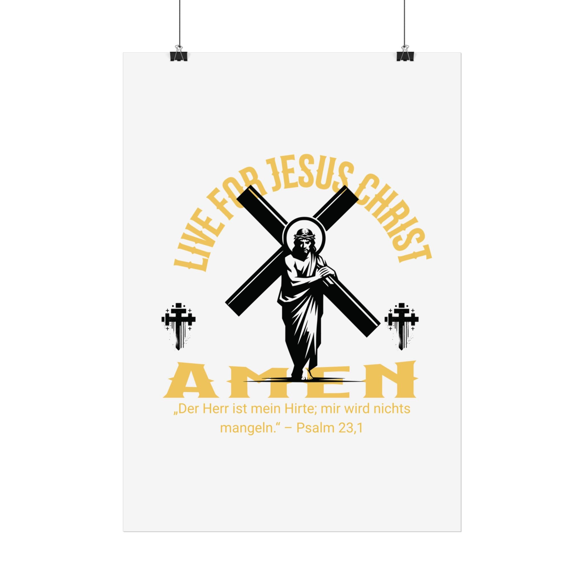 Live for Jesus Christ Poster