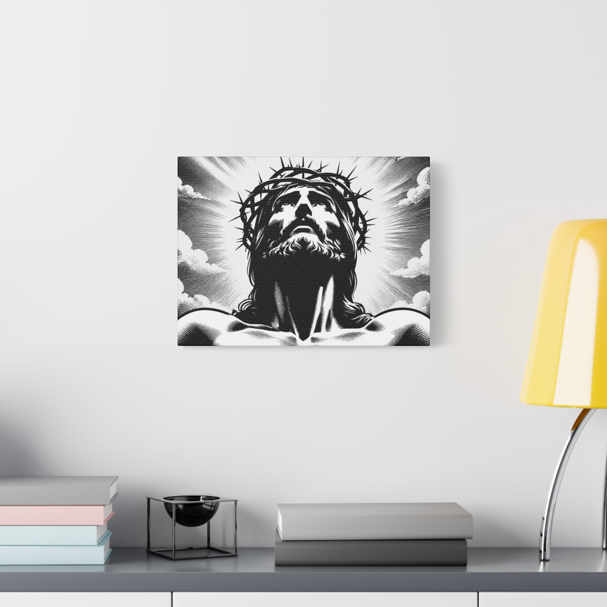 Jesus Crowned Canvas Wall Art