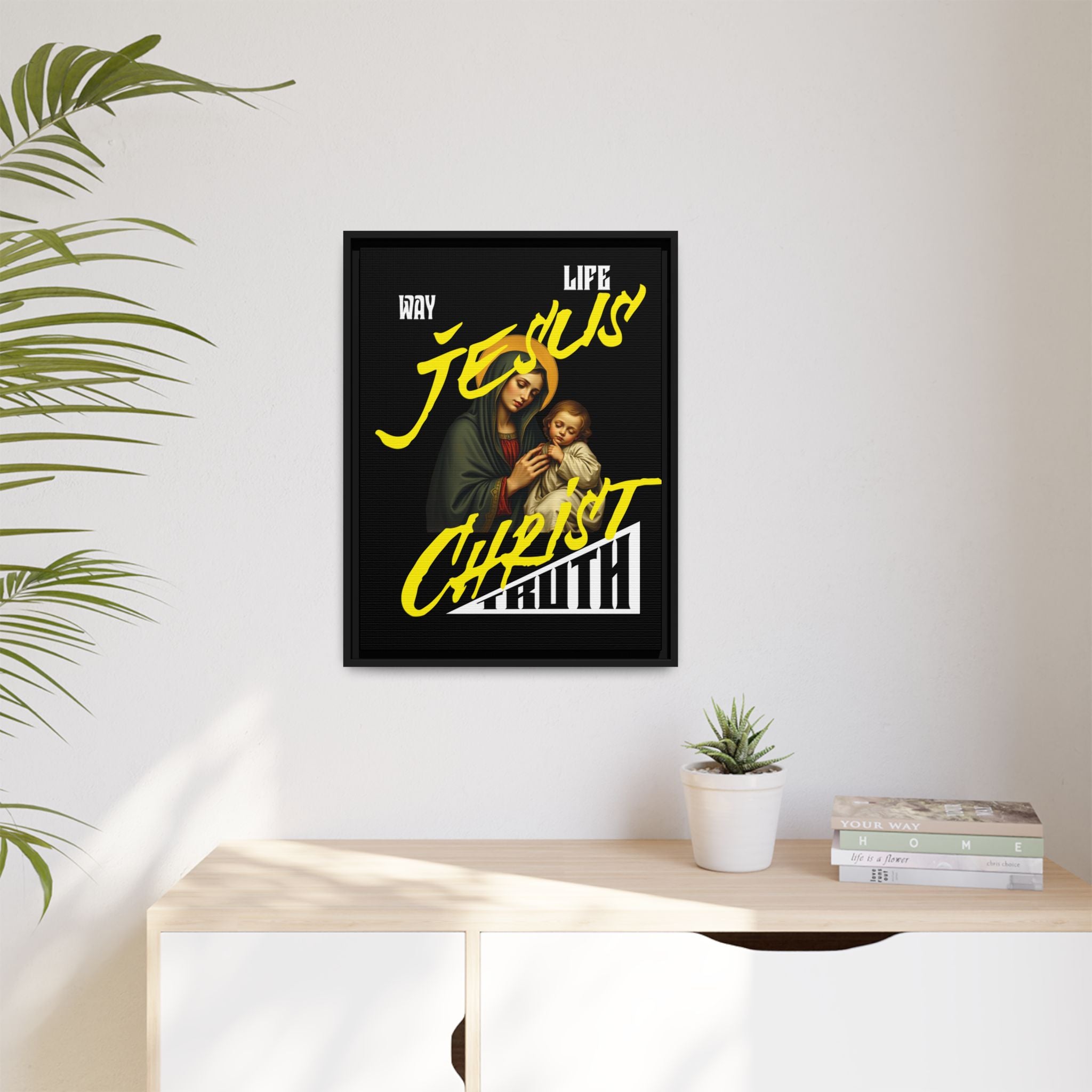 Way, Life,Truth Jesus Christ Framed Wall Art