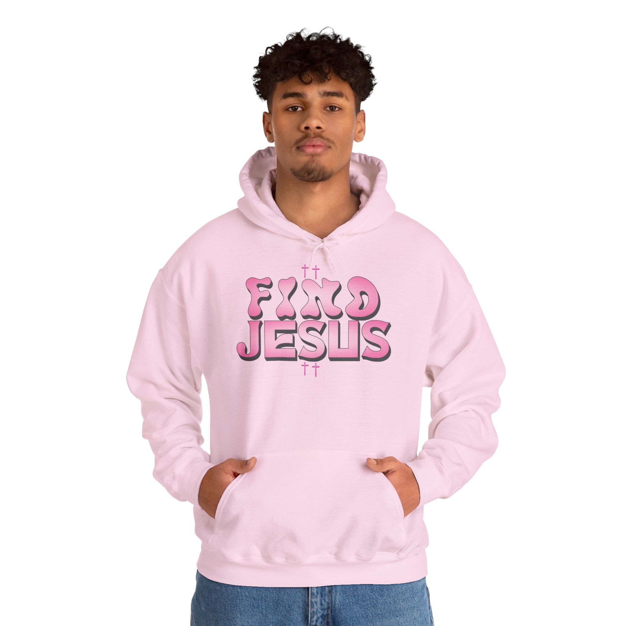 Christian Graphic Hoodie - FIND JESUS - Unisex