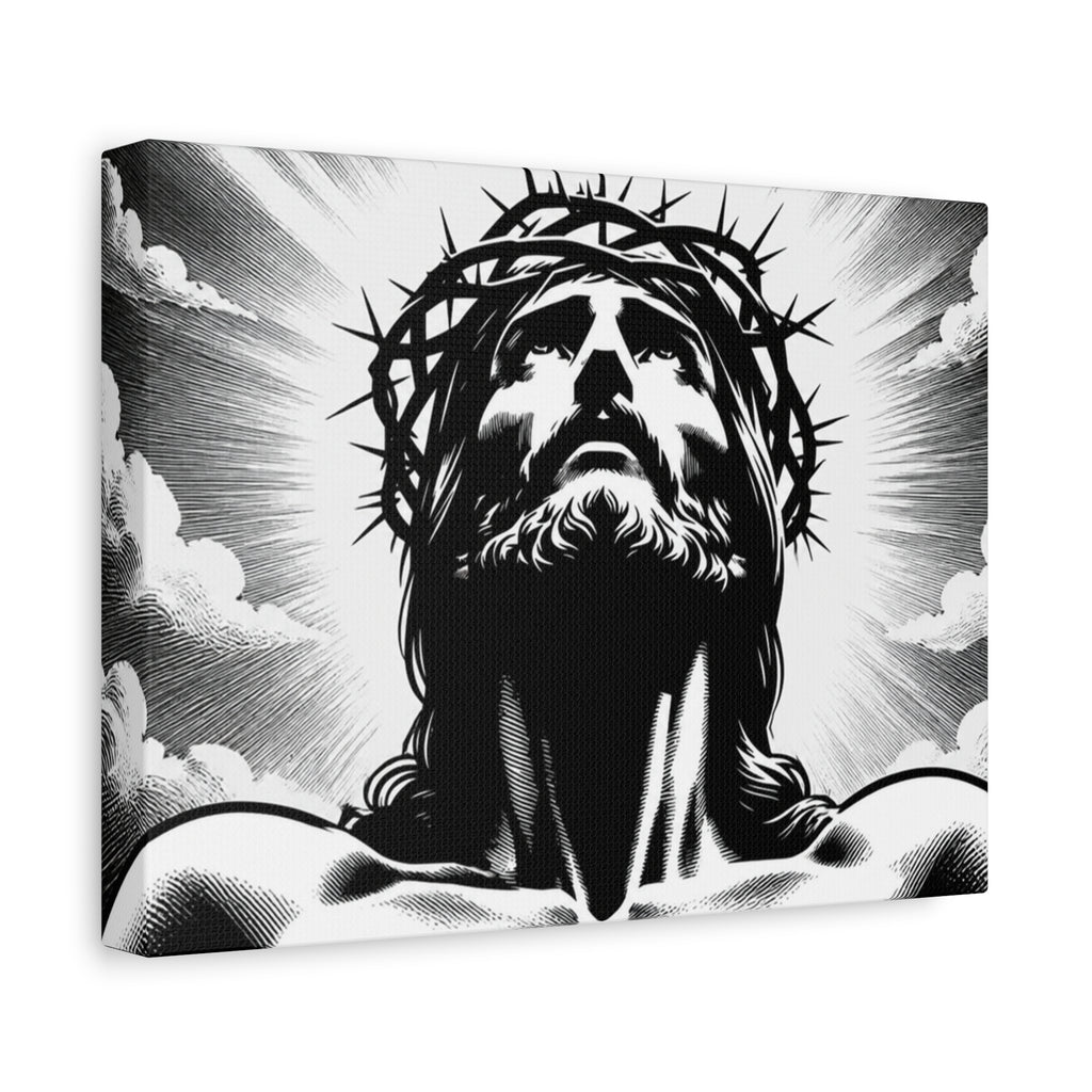 Jesus Crowned Canvas Wall Art