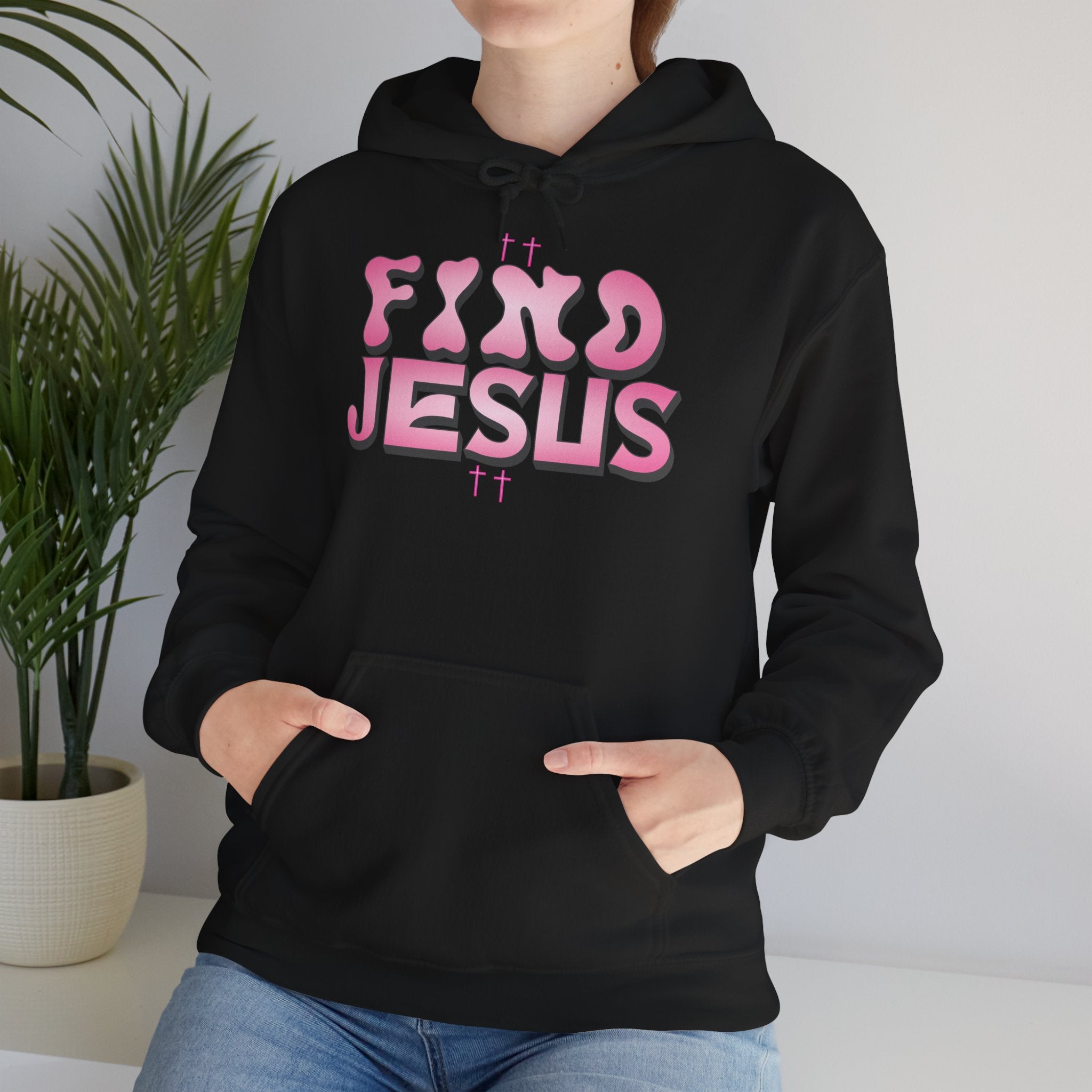Christian Graphic Hoodie - FIND JESUS - Unisex