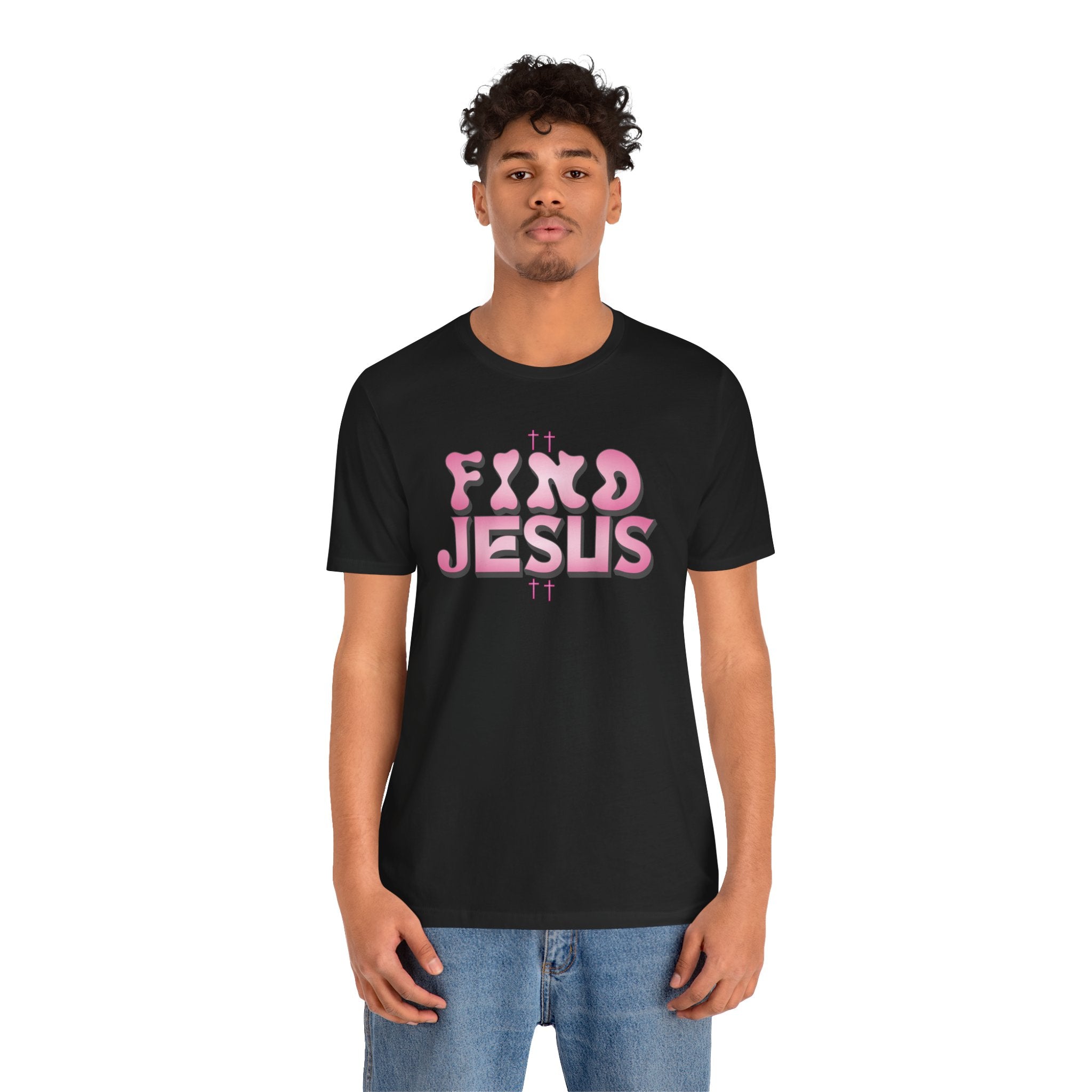 Pink FIND JESUS Tee