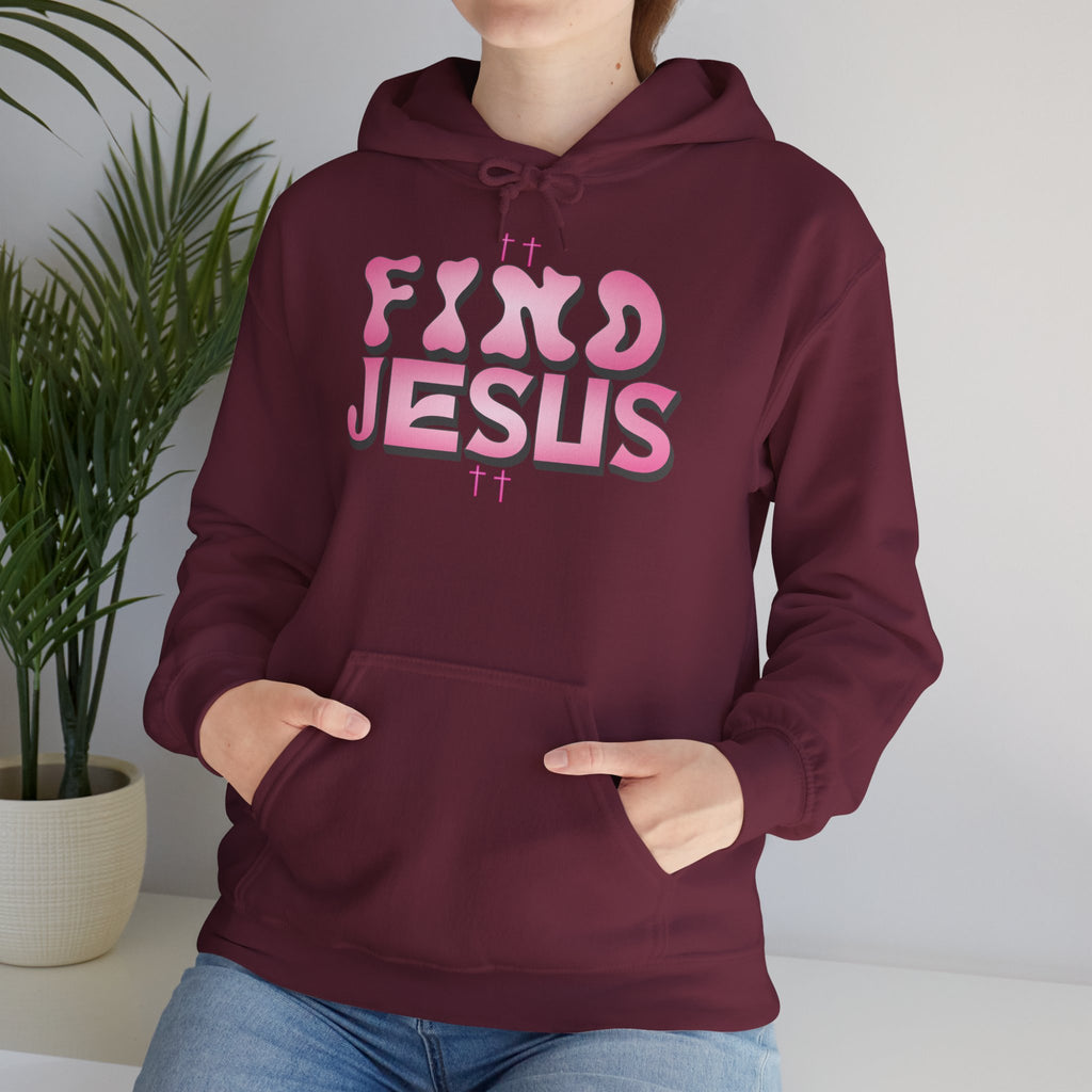 Christian Graphic Hoodie - FIND JESUS - Unisex