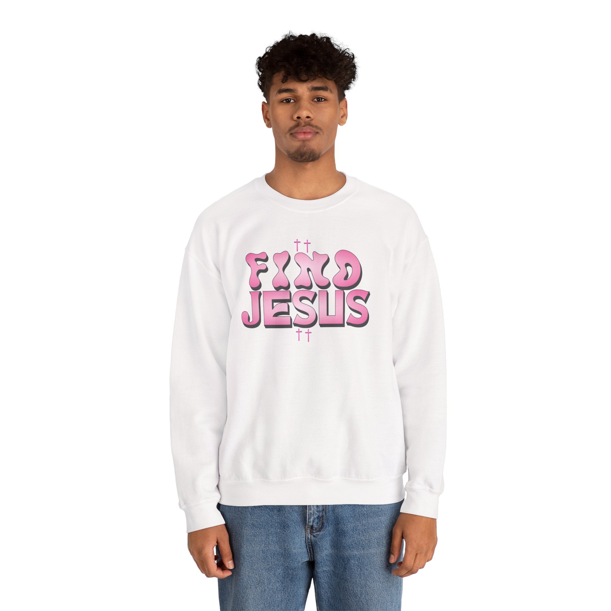 Pink FIND JESUS Sweatshirt