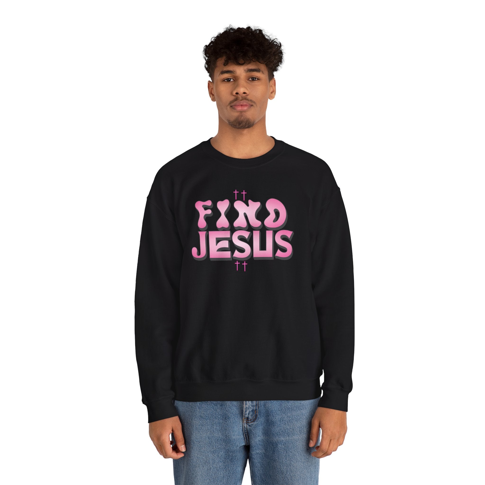 Pink FIND JESUS Sweatshirt