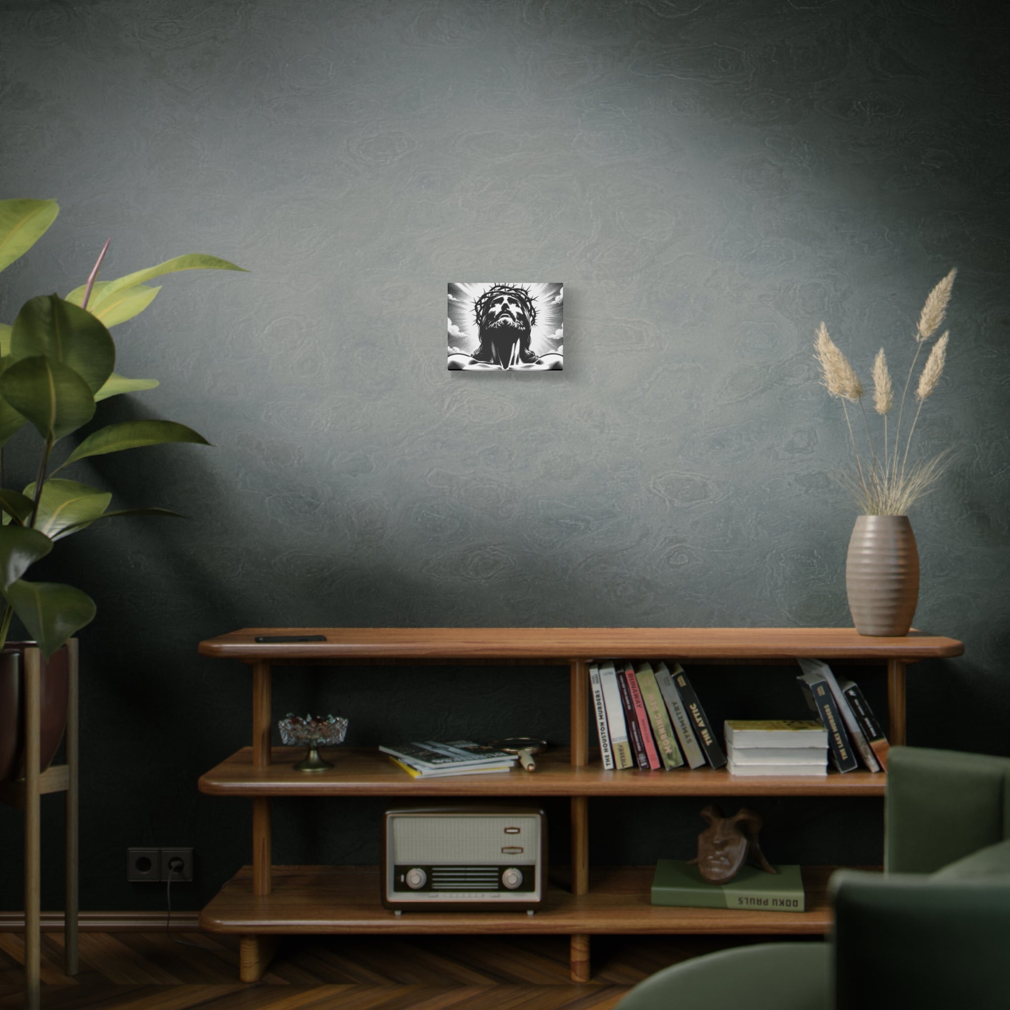 Jesus Crowned Canvas Wall Art