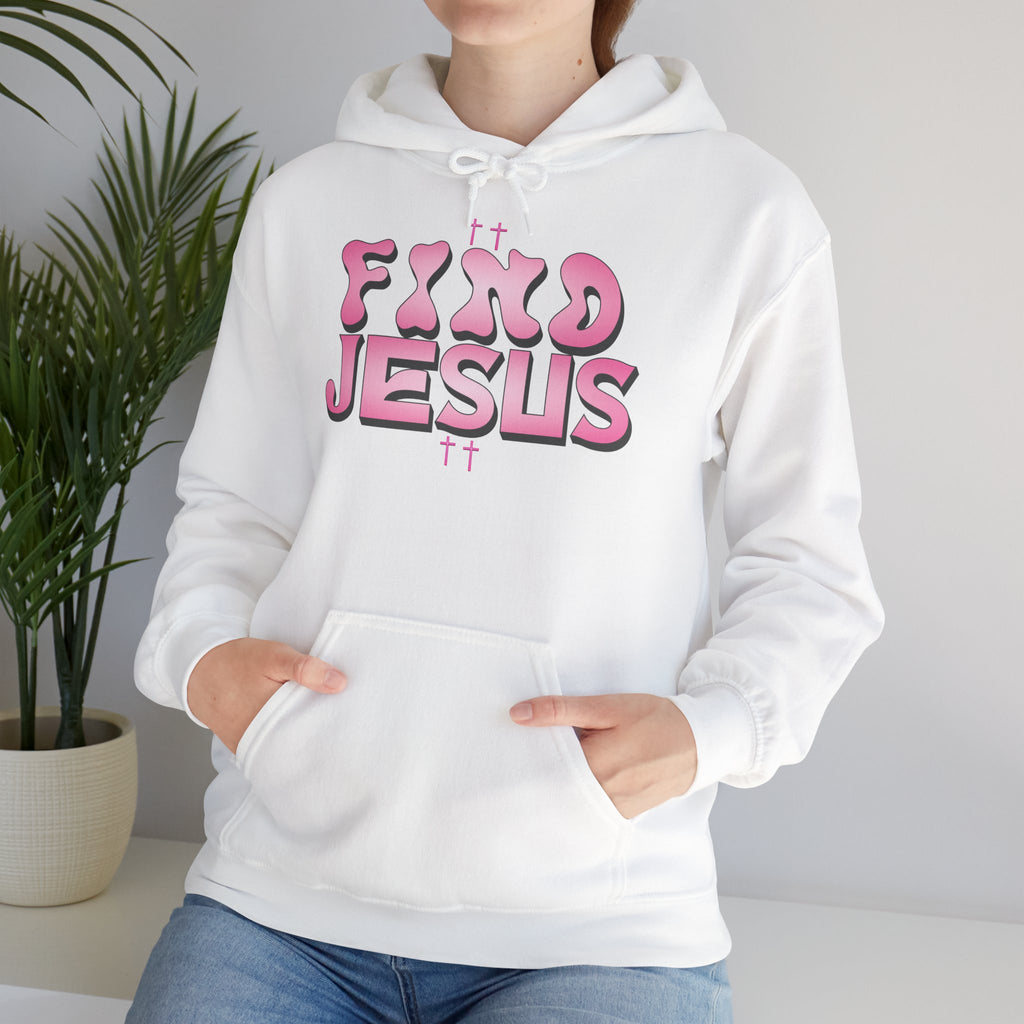 Christian Graphic Hoodie - FIND JESUS - Unisex