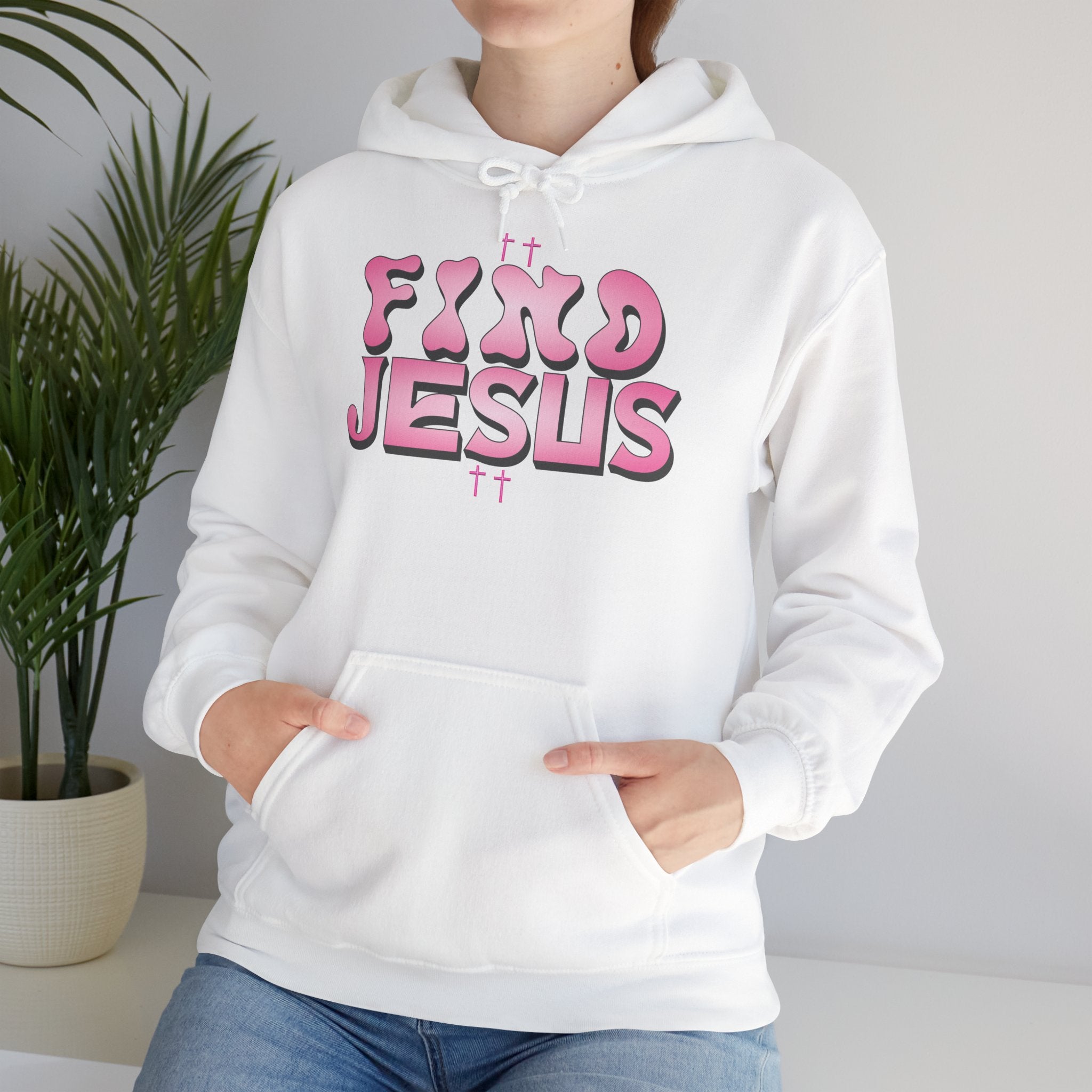Christian Graphic Hoodie - FIND JESUS - Unisex