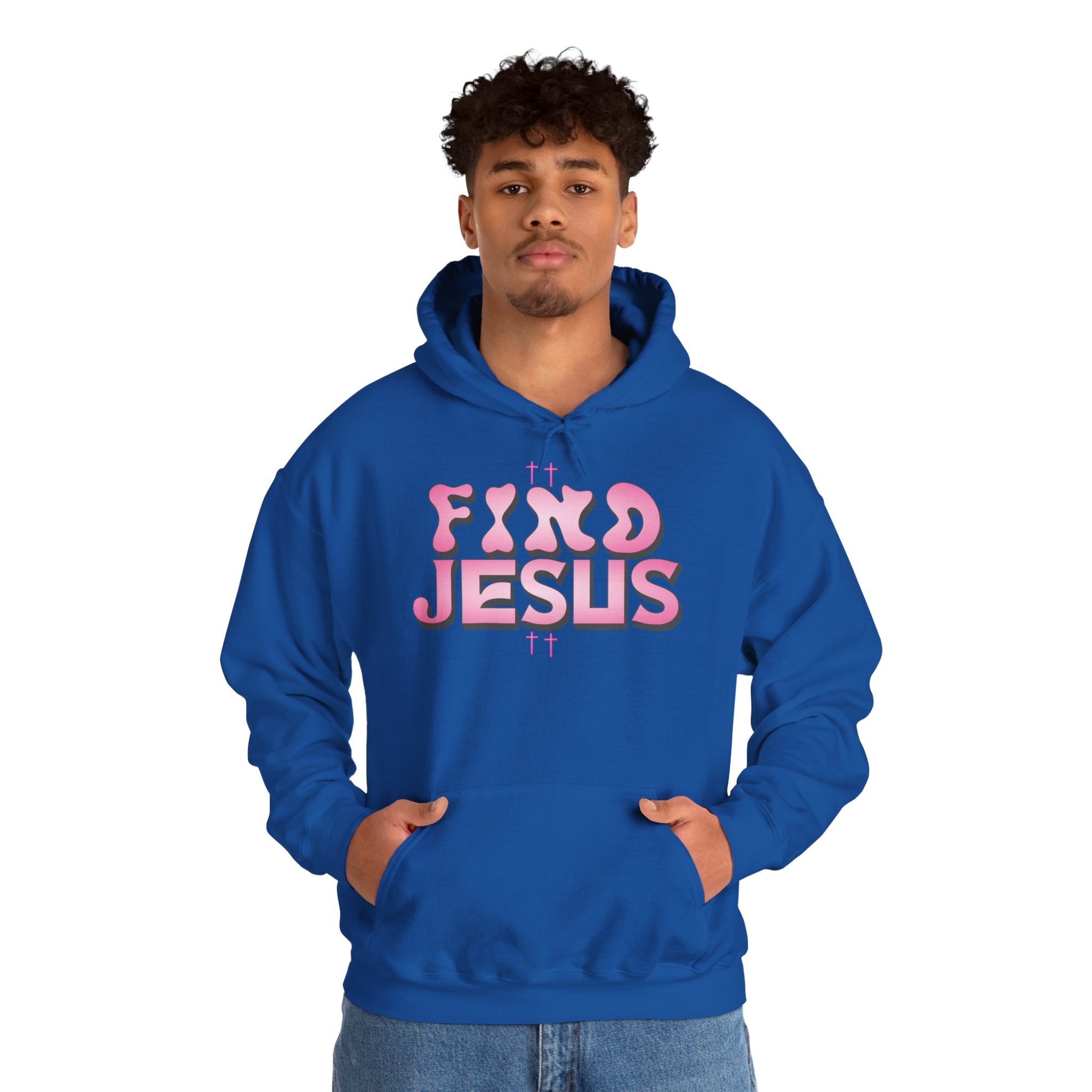 Christian Graphic Hoodie - FIND JESUS - Unisex