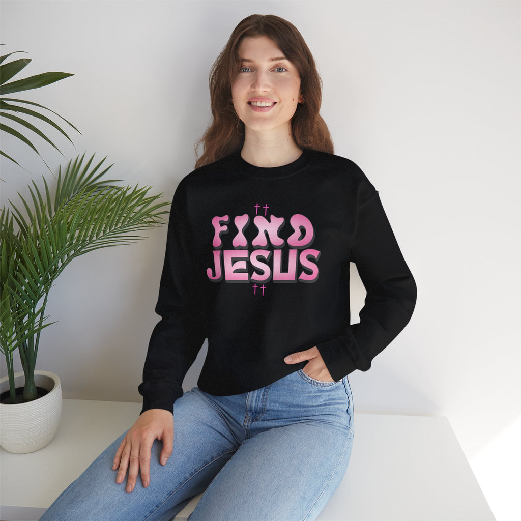 Pink FIND JESUS Sweatshirt