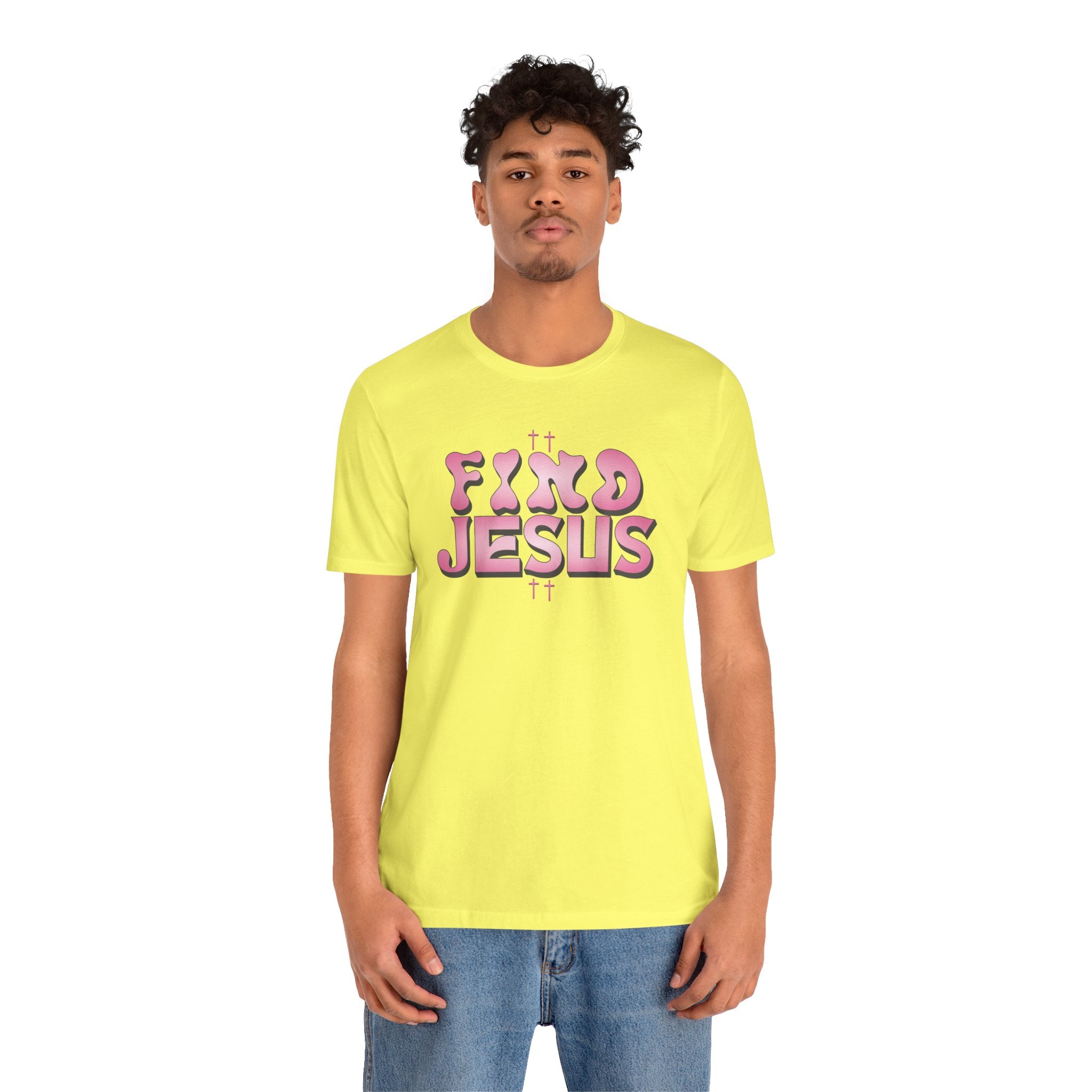 Pink FIND JESUS Tee