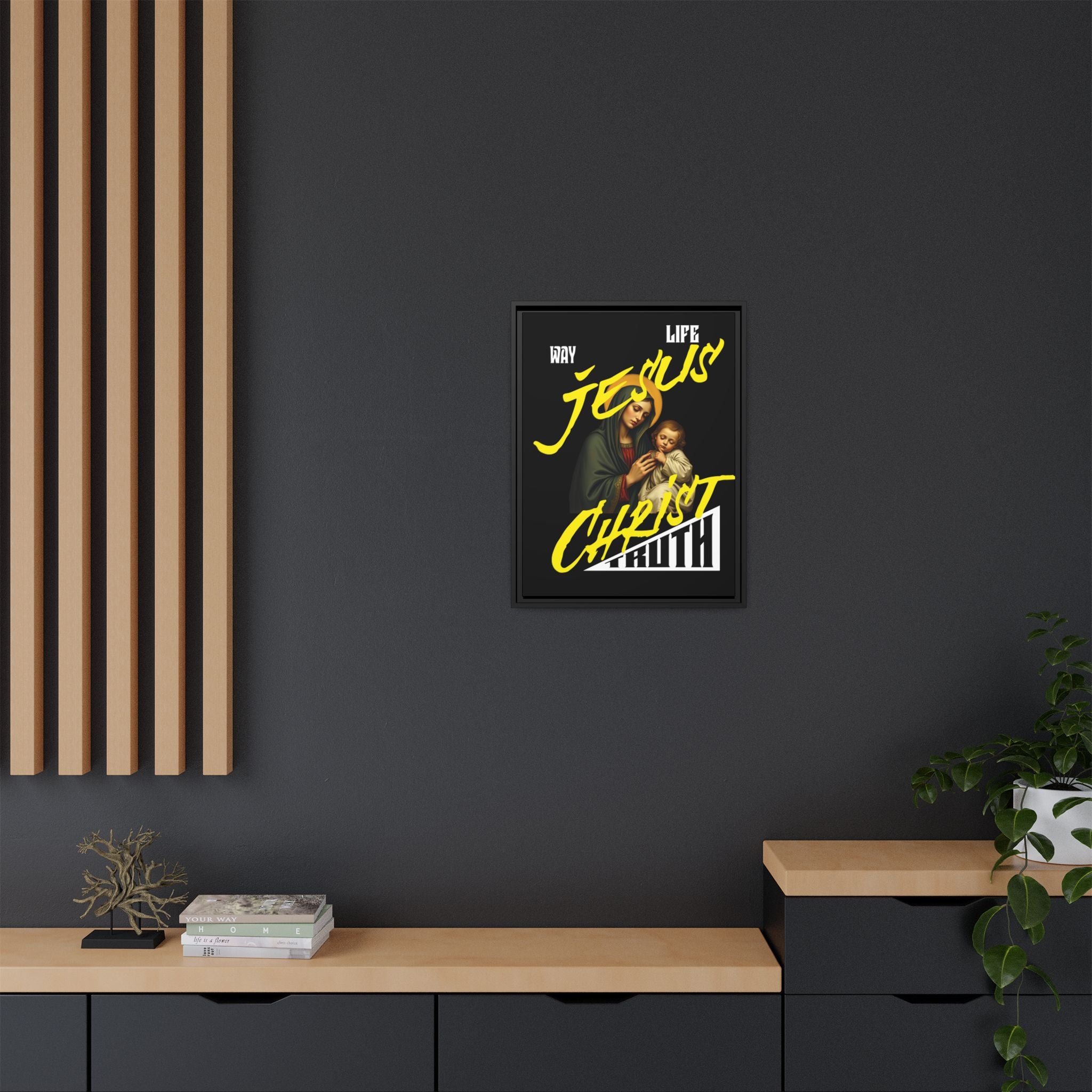 Way, Life,Truth Jesus Christ Framed Wall Art