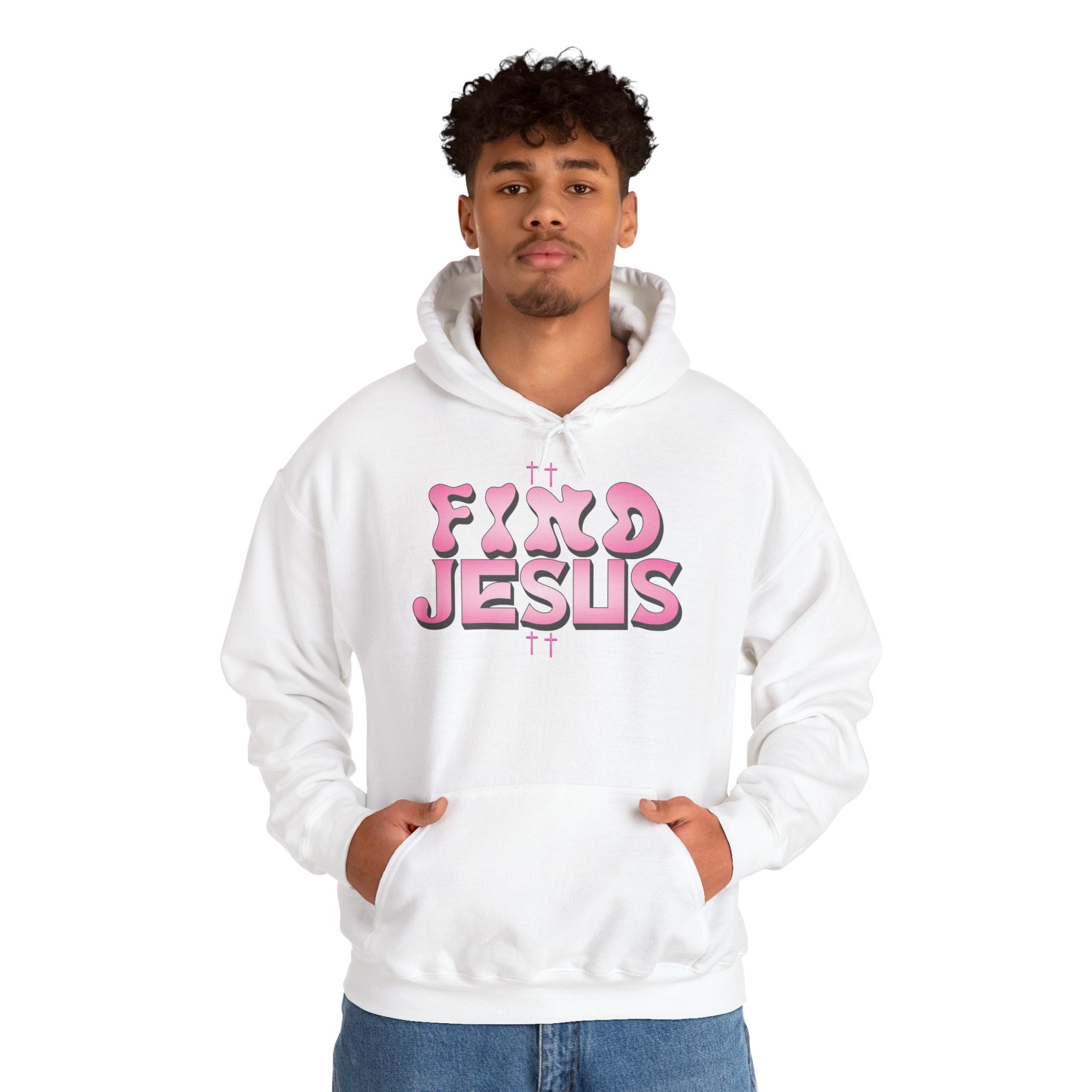 Christian Graphic Hoodie - FIND JESUS - Unisex