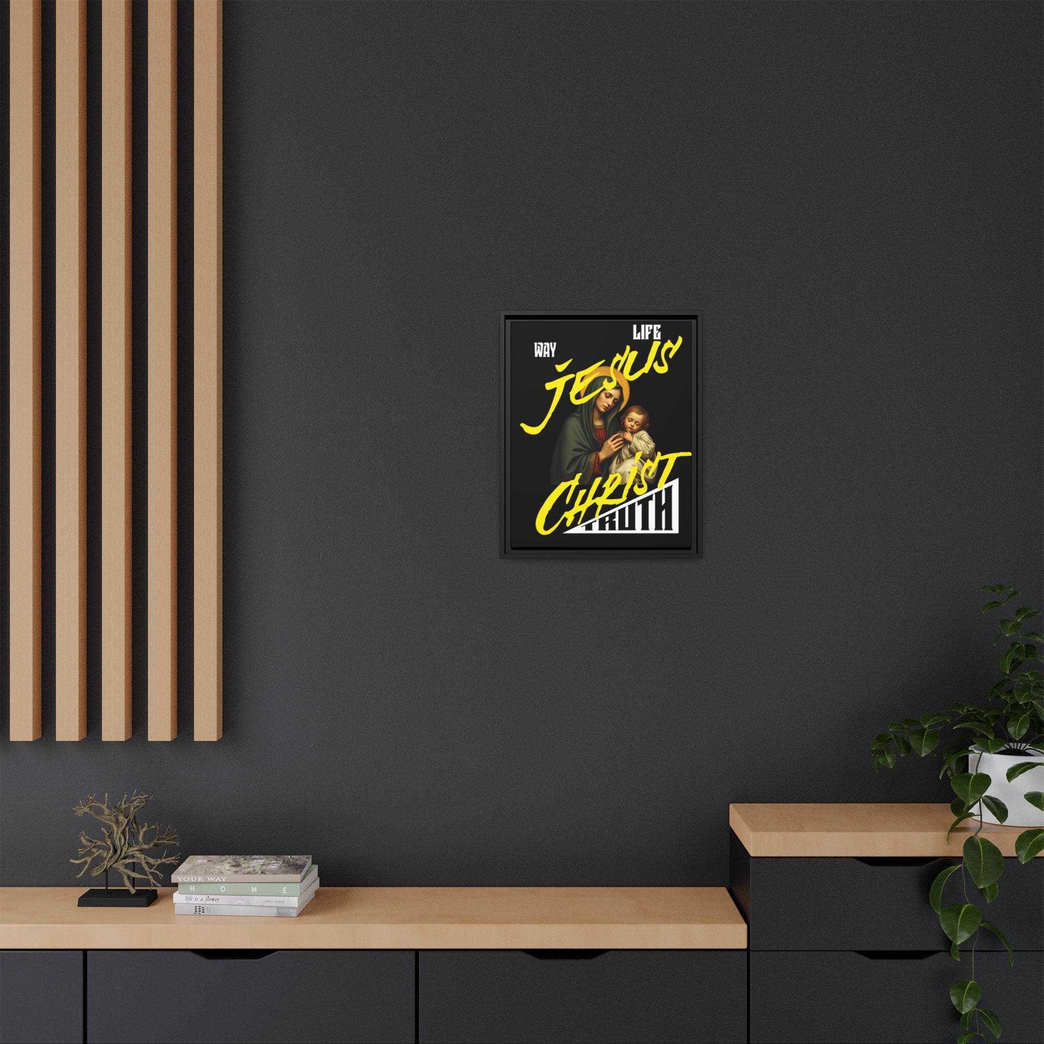 Way, Life,Truth Jesus Christ Framed Wall Art