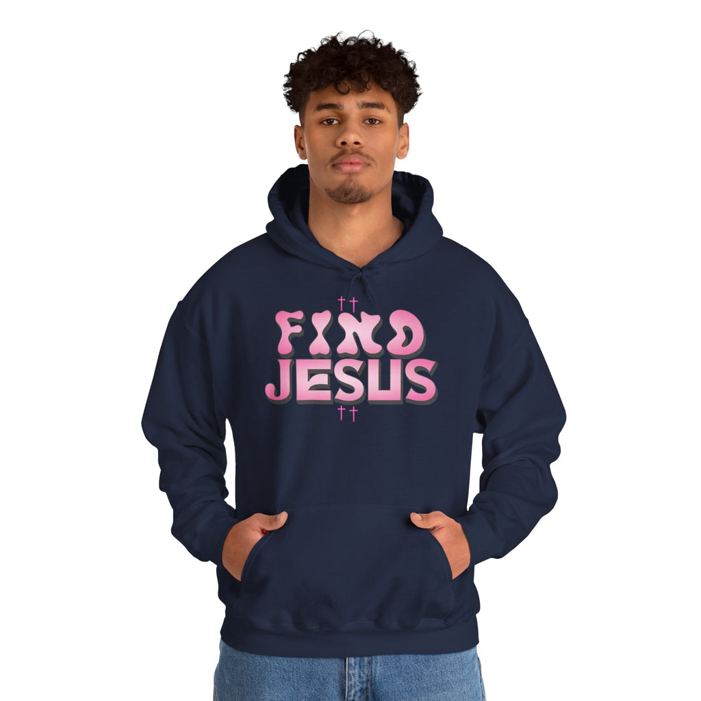 Christian Graphic Hoodie - FIND JESUS - Unisex