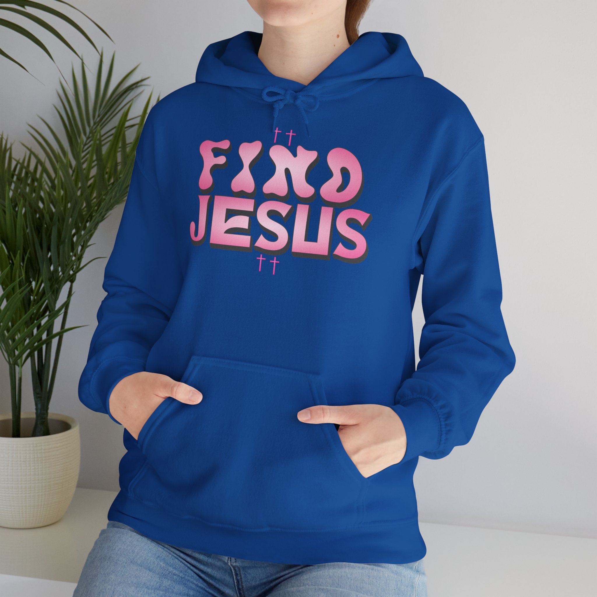 Christian Graphic Hoodie - FIND JESUS - Unisex