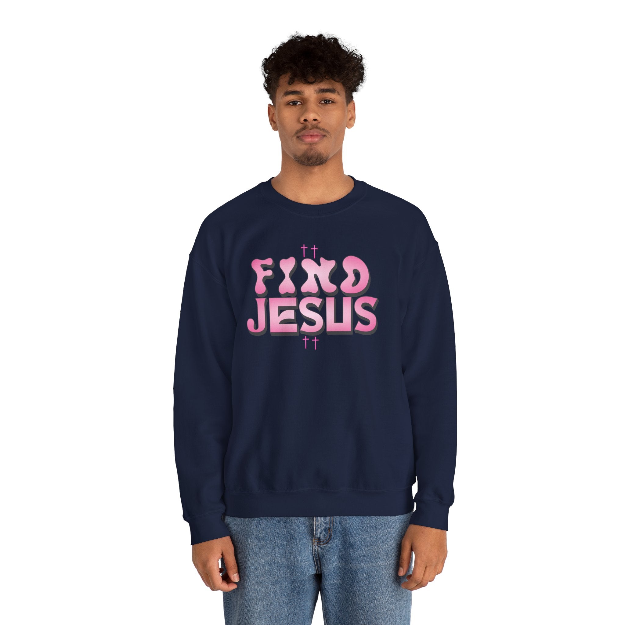 Pink FIND JESUS Sweatshirt
