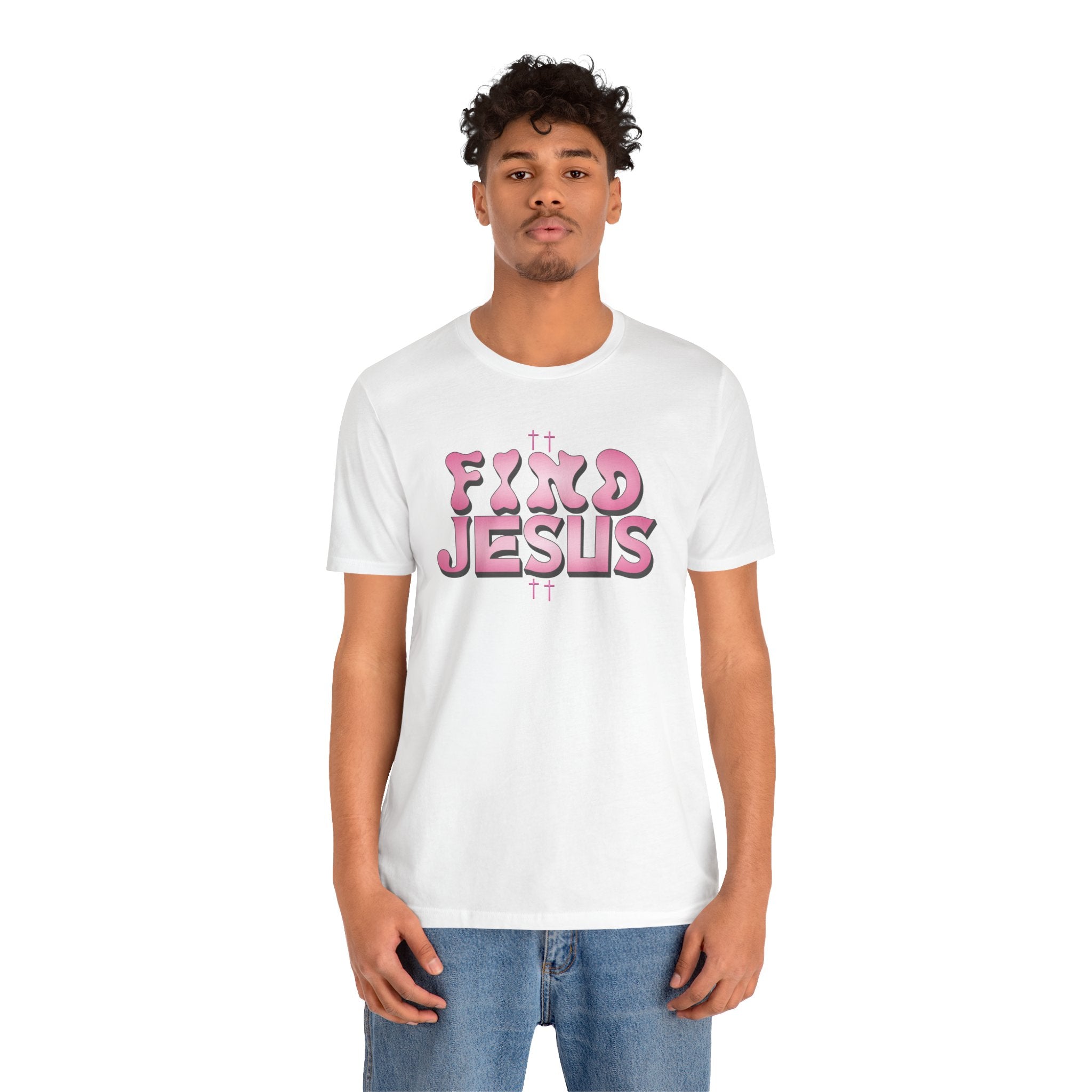Pink FIND JESUS Tee