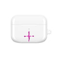 AirPod Case — Pink Crystal Cross Minimalist Protective Cover