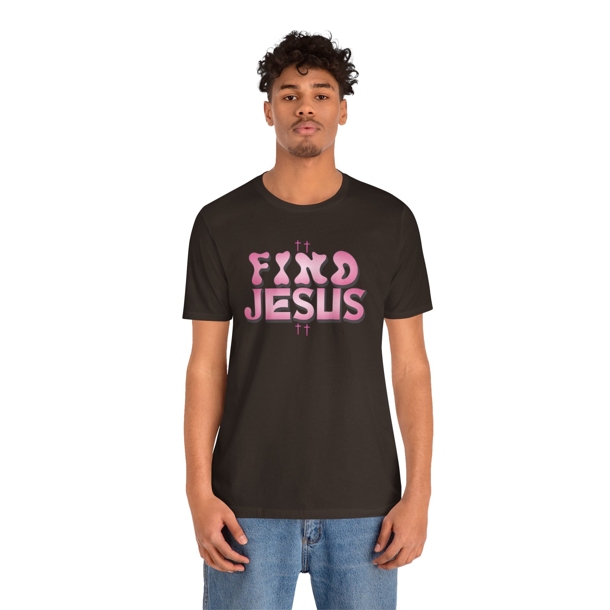 Pink FIND JESUS Tee