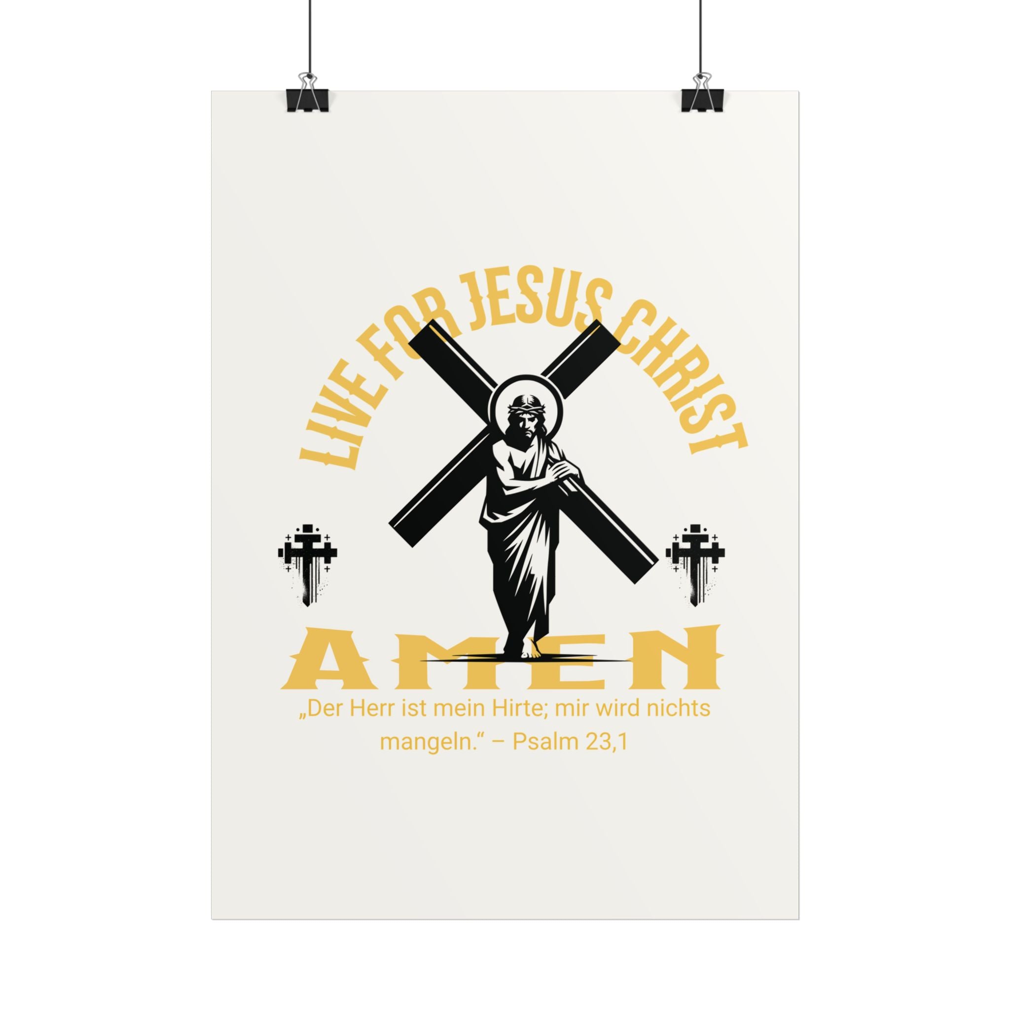Live for Jesus Christ Poster