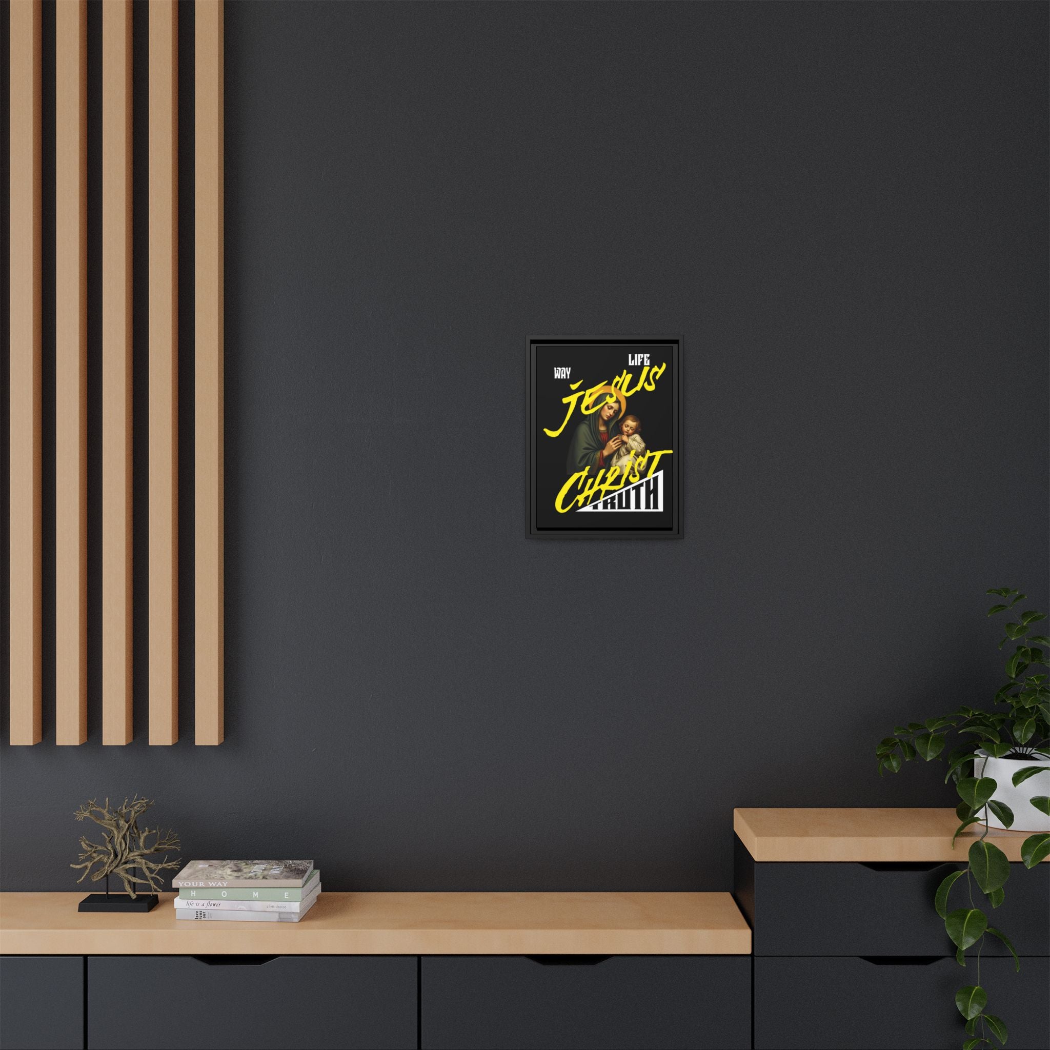 Way, Life,Truth Jesus Christ Framed Wall Art