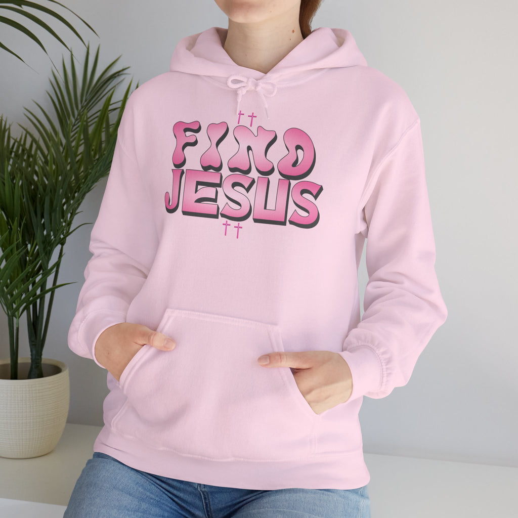 Christian Graphic Hoodie - FIND JESUS - Unisex