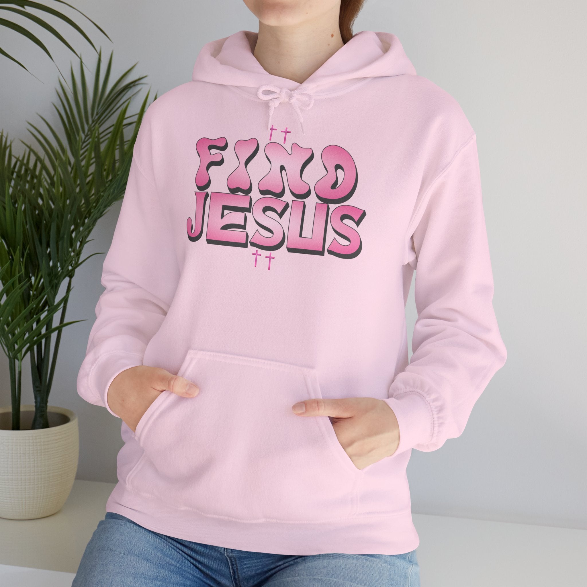Christian Graphic Hoodie - FIND JESUS - Unisex