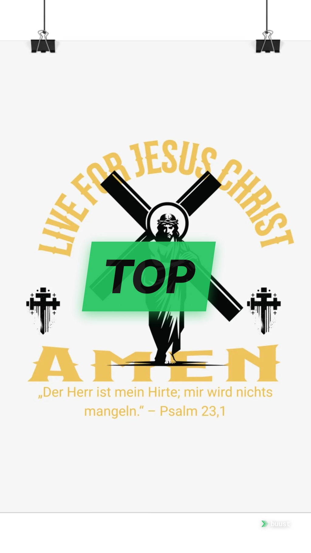 Live for Jesus Christ Poster