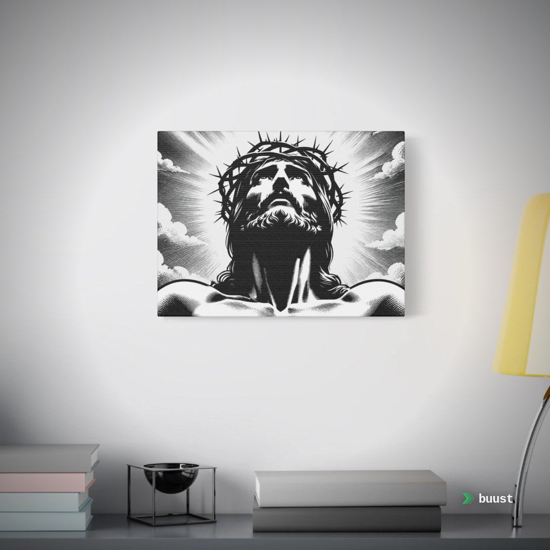 Jesus Crowned Canvas Wall Art